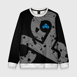 Свитшот детский Форма Cloud 9 black, цвет: 3D-белый
