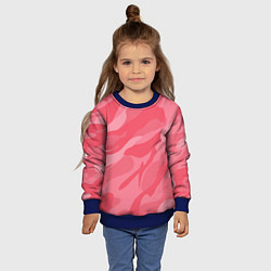 Свитшот детский Pink military, цвет: 3D-синий — фото 2