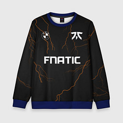 Детский свитшот Форма Fnatic молнии