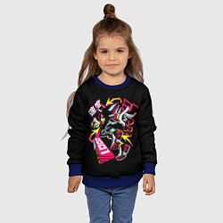 Свитшот детский Шэдоу - Sonic, цвет: 3D-синий — фото 2