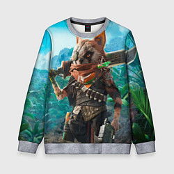 Свитшот детский Biomutant, цвет: 3D-меланж
