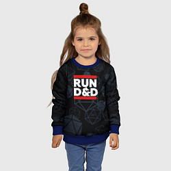 Свитшот детский Подземелья и драконы dnd, цвет: 3D-синий — фото 2