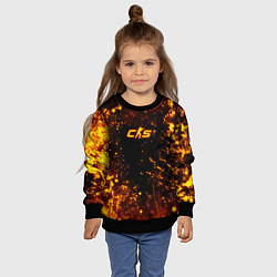 Свитшот детский Fire CS2, цвет: 3D-черный — фото 2