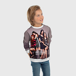 Свитшот детский Blackpink kpop, цвет: 3D-белый — фото 2