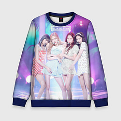 Свитшот детский Blackpink girl style, цвет: 3D-синий