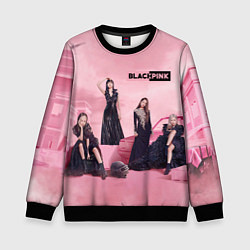 Свитшот детский Blackpink poster, цвет: 3D-черный