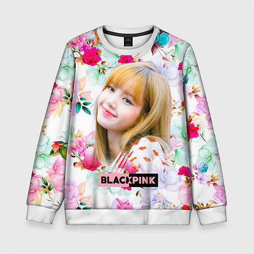 Детский свитшот Blackpink Lisa / 3D-Белый – фото 1