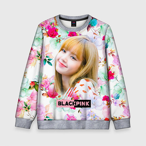 Детский свитшот Blackpink Lisa / 3D-Меланж – фото 1