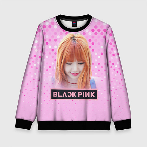 Детский свитшот Blackpink Lisa / 3D-Черный – фото 1