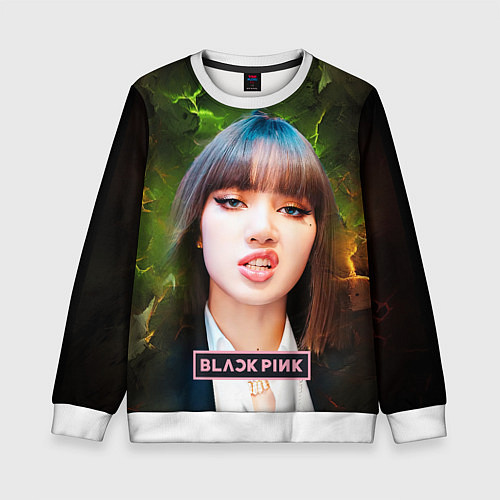 Детский свитшот Blackpink Lisa / 3D-Белый – фото 1