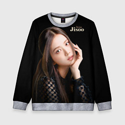 Свитшот детский Blackpink Cute Jisoo Kim, цвет: 3D-меланж