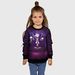 Свитшот детский Скелеты Призраки в Суде - Phonk, цвет: 3D-черный — фото 2