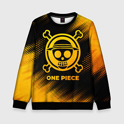 Детский свитшот One Piece - gold gradient