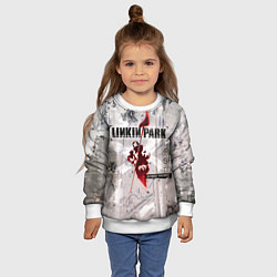 Свитшот детский Linkin Park Hybrid Theory, цвет: 3D-белый — фото 2