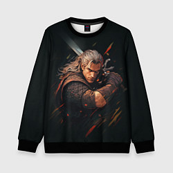 Детский свитшот Ведьмак Геральт - персонаж