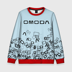 Детский свитшот Omoda letters pattern