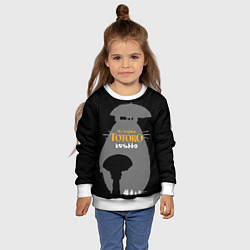 Свитшот детский Сосед - Тоторо, цвет: 3D-белый — фото 2