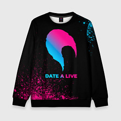 Детский свитшот Date A Live - neon gradient