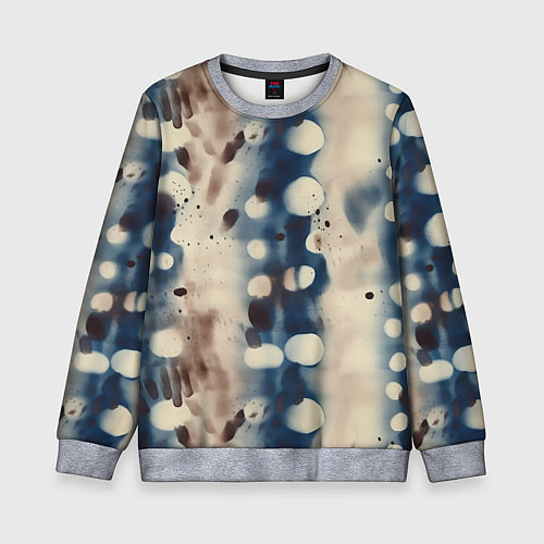 Детский свитшот Тай дай паттерн / 3D-Меланж – фото 1