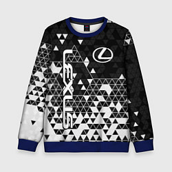 Свитшот детский Лексус - распад, цвет: 3D-синий