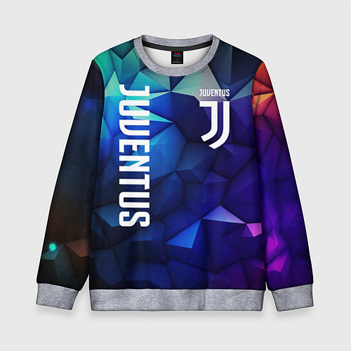 Детский свитшот Juventus logo blue / 3D-Меланж – фото 1