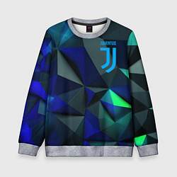 Детский свитшот Juventus blue abstract logo