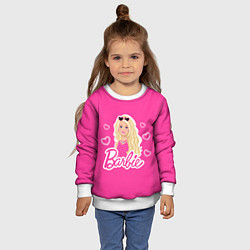 Свитшот детский Кукла Барби, цвет: 3D-белый — фото 2