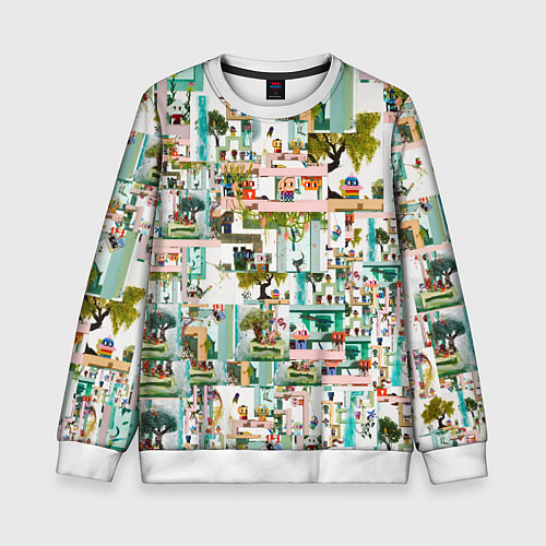 Детский свитшот NFTcity / 3D-Белый – фото 1