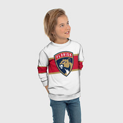 Свитшот детский Florida panthers - uniform - hockey, цвет: 3D-белый — фото 2