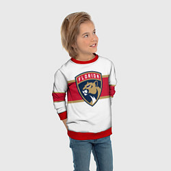 Свитшот детский Florida panthers - uniform - hockey, цвет: 3D-красный — фото 2