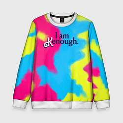 Детский свитшот I Am Kenough Tie-Dye