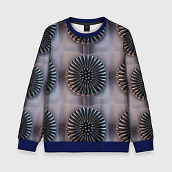 Детский свитшот Узор из жидкого металла