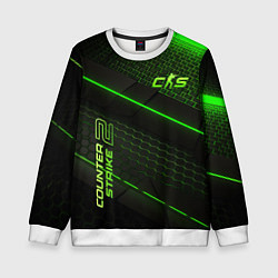 Детский свитшот CS2 green neon