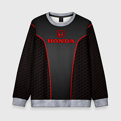 Свитшот детский Honda - униформа красная, цвет: 3D-меланж