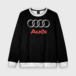 Детский свитшот Audi sport на чёрном