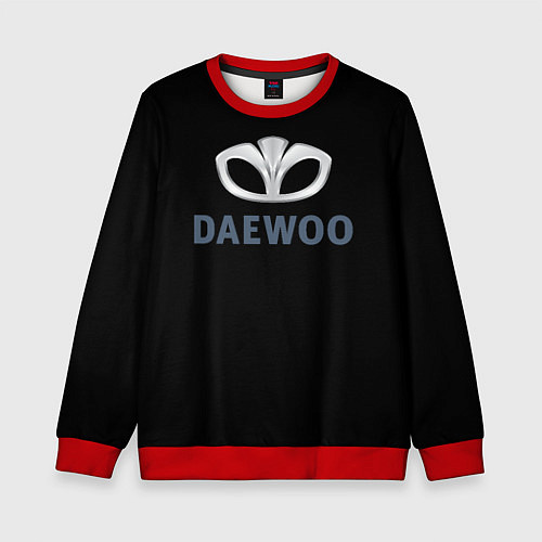 Детский свитшот Daewoo sport auto / 3D-Красный – фото 1