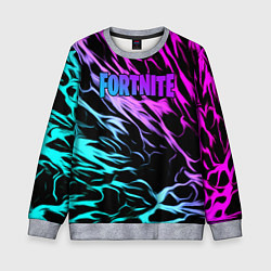 Свитшот детский Fortnite neon uniform, цвет: 3D-меланж