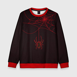 Детский свитшот Красная паутина