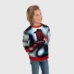 Свитшот детский Monster Energy juce, цвет: 3D-красный — фото 2