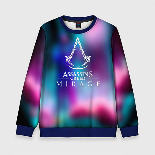 Детский свитшот Ассасин крид мираж / 3D-Синий – фото 1