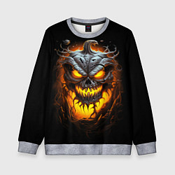 Детский свитшот Halloween - зловещая тыква