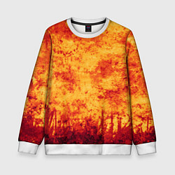 Детский свитшот Осенний пожар