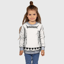 Свитшот детский Lunamore white, цвет: 3D-меланж — фото 2