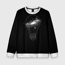 Детский свитшот Галактика в лампе
