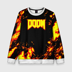Детский свитшот Doom огненный марс