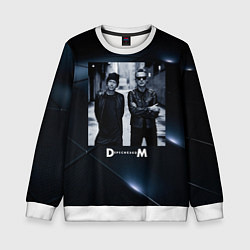 Свитшот детский Depeche Mode - Мартин и Дэйв, цвет: 3D-белый