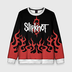 Детский свитшот Slipknot в огне