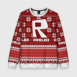 Детский свитшот Roblox christmas sweater