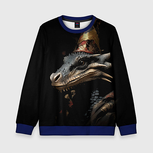 Детский свитшот Хранитель нового года / 3D-Синий – фото 1