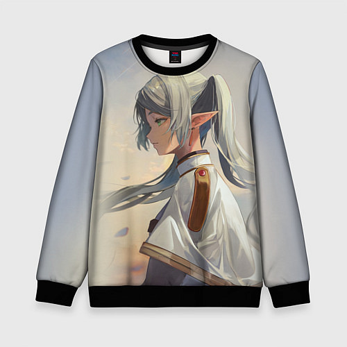 Детский свитшот Sou sou no friren / 3D-Черный – фото 1